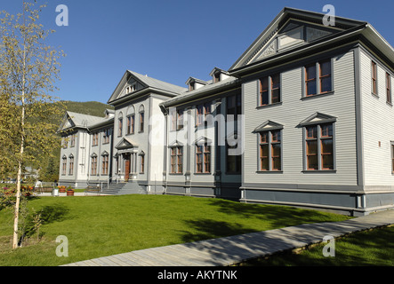 Dawson City Museum, Dawson City, Yukon, Kanada Stockfoto