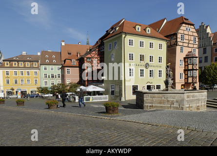 Stöckl, historische Altstadt von Cheb, Eger, Westböhmen, Tschechien Stockfoto