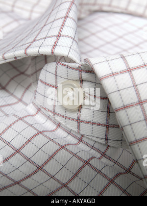 PAL Zileri Shirt Closeup italienische Mode Detail weiß Stockfoto