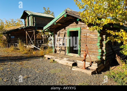 Alten Trapper H tte am Kluane Lake Yukon Territorium 