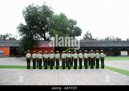 Protektoren am Kaiserpalast, Peking, China Stockfoto