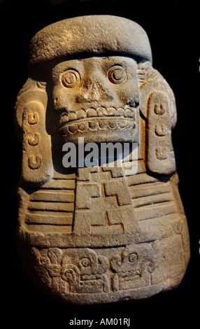 Gott der Toten Mictecacihuatl aztekischen Toten Stein Mexiko mexikanische Stockfoto