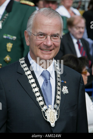 Prinz Hubertus Zu Sayn-Wittgenstein-Berleburg Bundesrepublik Meister der Messe mit Schützenfeste der Historiker shootoing Stockfoto