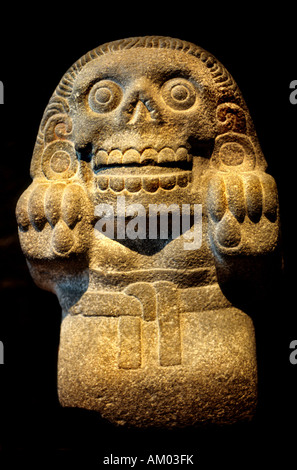 Gott der Toten Mictecacihuatl aztekischen Toten Stein Mexiko mexikanische Stockfoto