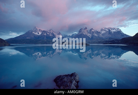 Lago Pehoe, Torres del Paine Nationalpark, Patagonien, Chile Stockfoto