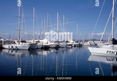 Marina in Punta Ala, Toskana, Italien Stockfoto