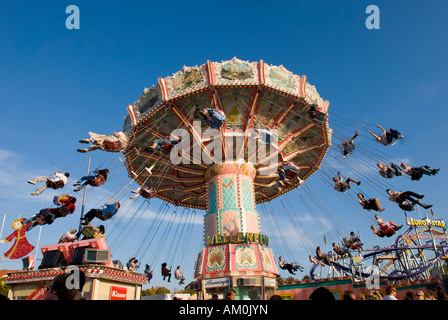 Karussell, Oktoberfest, München, Bayern, Deutschland Stockfoto
