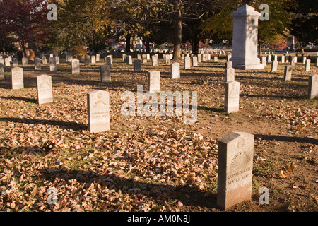 Konföderierten Friedhof auf dem Oakland Cemetery in Atlanta Stockfoto