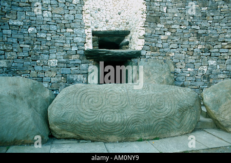 EIRE County Meath Newgrange Stockfoto