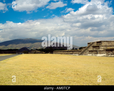 Teotihuacan im Vallee de Mexiko Stockfoto