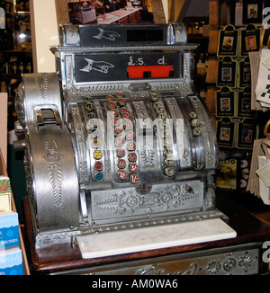 Old Fashioned National Cash Register Stockfoto