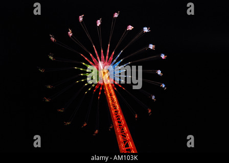 Whirligig auf dem Oktoberfest 2007 in München, Bayern, Deutschland Stockfoto