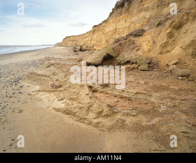 Covehithe Strand nach den letzten Landfall, Suffolk, UK Stockfoto