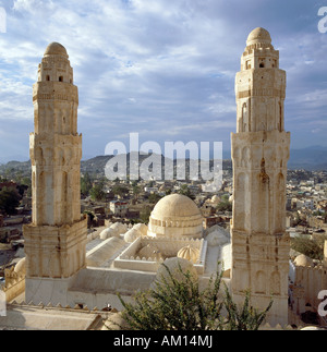 Aschrafiya Moschee, Taiz, Jemen Stockfoto