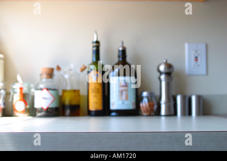Küchentheke in modernen loft Stockfoto