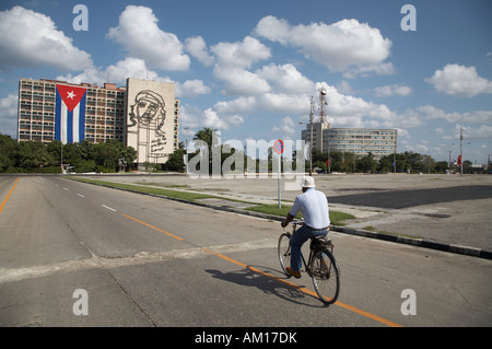 Radfahrer, Havanna, Kuba Stockfoto