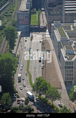 Blick vom LVR Turm Köln, Nordrhein-Westfalen, Deutschland Stockfoto