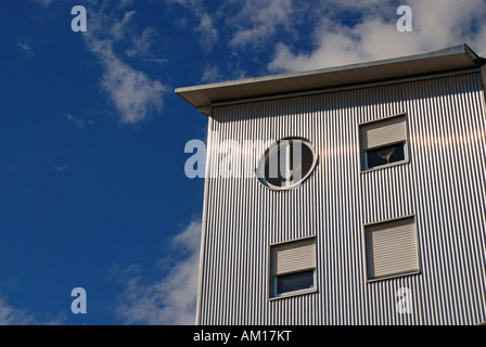 Moderne Appartment-Haus, Ulm, Baden-Württemberg, Deutschland Stockfoto