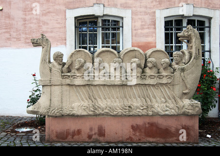 Römische Boot, Old City Center, Trier, Rheinland-Pfalz, Deutschland Stockfoto