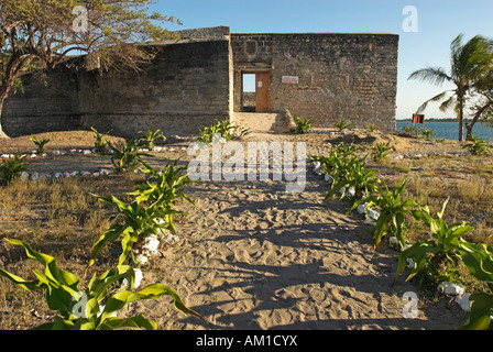 Portugiesische Festung in der Geisterstadt Ibo Insel, Quirimbas Inseln, Mosambik, Afrika Stockfoto