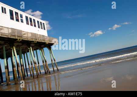 Pier in Old Orchard Beach, Maine New England Stockfoto