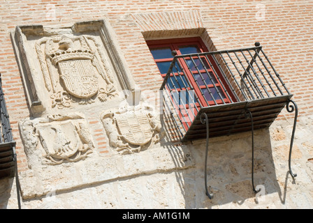 Vertrag von TORDESILLAS Valladolid Palace Provinz Kastilien-Leon Region Spanien Stockfoto