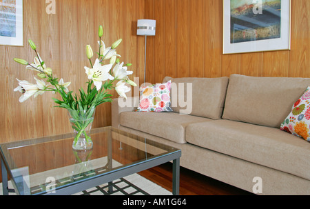 Retro-Wohnzimmer Stockfoto