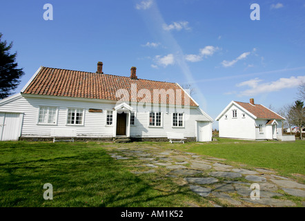 Traditionelle norwegische Bauernhaus Stockfoto