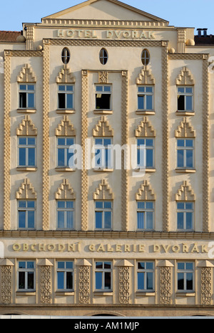 Ceske Budejovice-Budweis-Nam. Piemysla Otakara II. Böhmen Tschechien Fassade Stockfoto