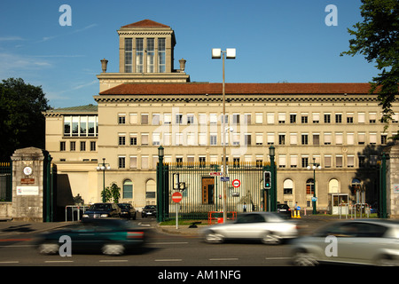 Zentrum von William Rappard, Hauptsitz der World Trade Organization, WTO, Genf, Schweiz Stockfoto