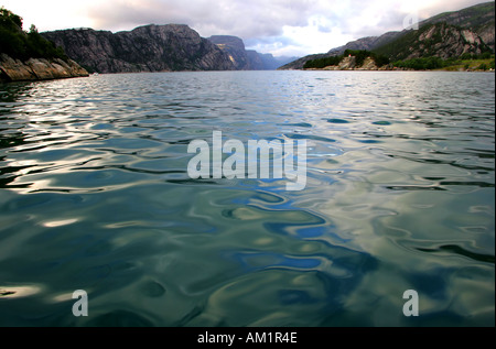 Lysefjord Stockfoto