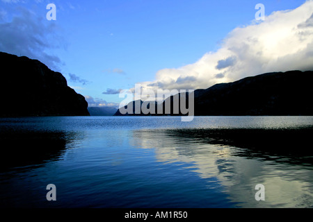 Lysefjord Stockfoto