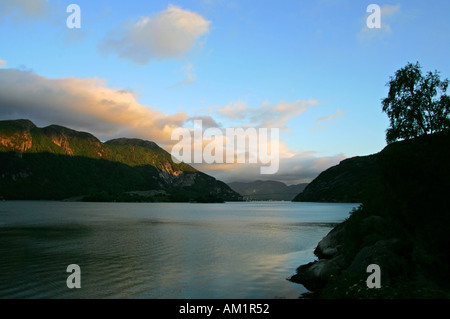 Lysefjord Stockfoto