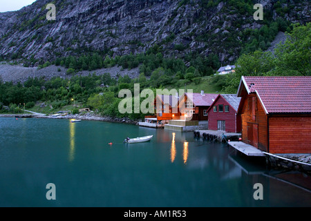 Havn Lysefjord Stockfoto