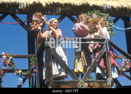 Schauspieler im Kostüm Renaissance Faire Agoura California Stockfoto