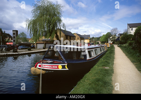 Berkhamsted vom Vereinigten Königreich Grand Union Canal Stockfoto