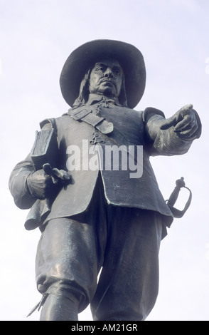 Oliver Cromwell Statue St Ives Cambridgeshire Stockfoto