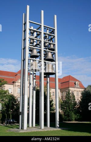 Glockenturm an der Stelle des abgerissen Garnison Kirche, Potsdam, Brandenburg, Deutschland Stockfoto