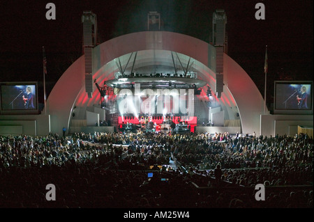 Sting erklingt in der neu renovierten Hollywood Bowl Hollywood California Stockfoto