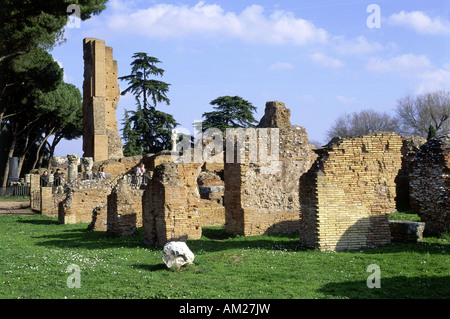 Geographie/Reisen, Italien, Rom, Palatin, Flavian Palast, erbaut: ca. 92 AD, Ausgrabungen, Additional-Rights - Clearance-Info - Not-Available Stockfoto