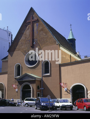 Geographie/Reisen, Österreich, Wien, Kirchen, Kapuzinerkirche, Außenansicht, Baujahr: 1622-1632, Neuer Markt, Additional-Rights - Clearance-Info - Not-Available Stockfoto