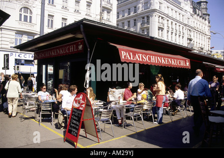 Geographie/Reisen, Österreich, Wien, Gastronomie, Cafe'Palatschinkenkuchl', Naschmarkt, Additional-Rights - Clearance-Info - Not-Available Stockfoto