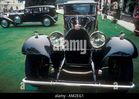 Ein 6 Bugatti Royales beim 35. jährliche Concours D Elegance-Wettbewerb in Carmel CA Stockfoto