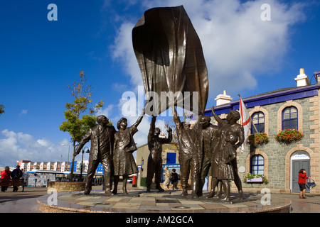 Kanalinseln Jersey Befreiung Statue St. helier Stockfoto