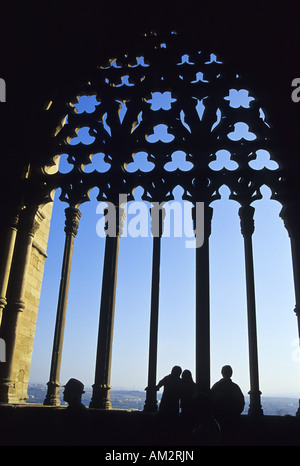 Kreuzgang der Kathedrale Seu Vella LLEIDA Comunidad Autónoma de Cataluña Spanien Stockfoto