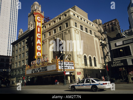 Geografie/Reisen, USA, Illinois, Chicago, Chicago Theater, North State Street, Außenansicht, Stockfoto