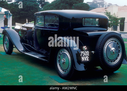 Ein 6 Bugatti Royales beim 35. jährliche Concours D Elegance-Wettbewerb in Carmel CA Stockfoto