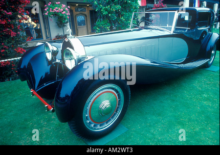 Ein 6 Bugatti Royales beim 35. jährliche Concours D Elegance-Wettbewerb in Carmel CA Stockfoto