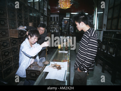 Geographie/Reisen, China, Macau, Handel, chinesischen Apotheke, Additional-Rights - Clearance-Info - Not-Available Stockfoto