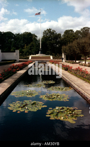 Der amerikanische Friedhof in der Nähe von Cambridge High ISO Stockfoto